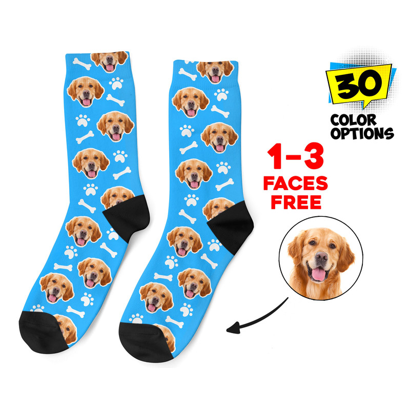 Custom Face Socks, Personalized Photo Socks, Picture Socks, Face on Socks, Customized Funny Photo Gift For Her, Him or Best Friends - 1.jpg
