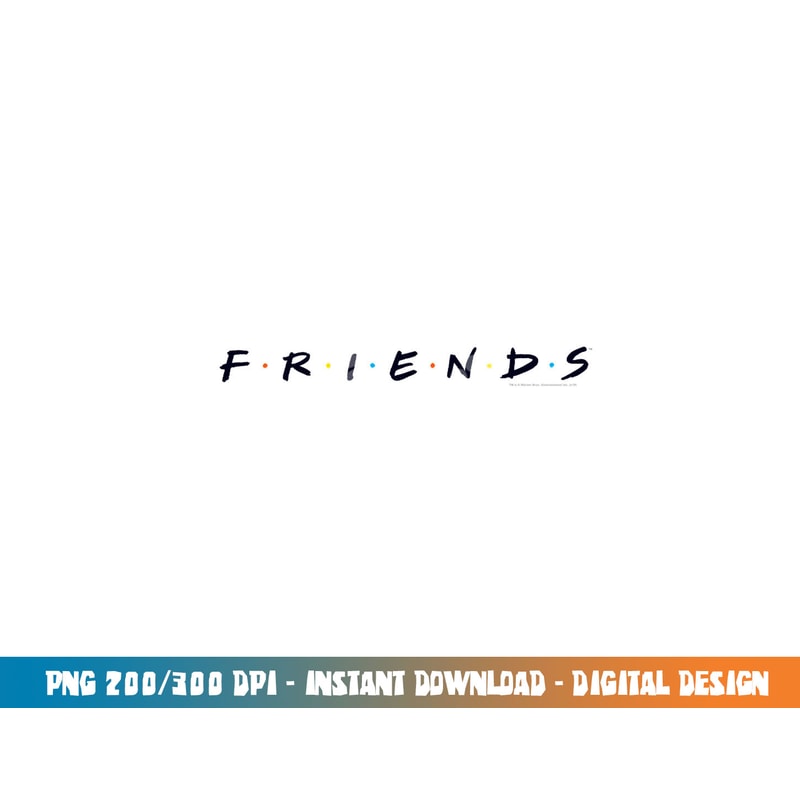 Friends Logo png, sublimation .jpg