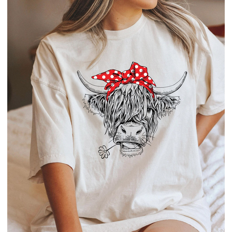 Cute Cow Shirt or Tank Top, Cow Shirt For Mom, Highland Cow Shirt, Cow Gifts For Her, Heifer Shirt, Farm T-shirt, Ranch Tee, Farmer, Cowgirl - 3.jpg