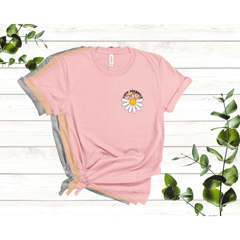 Daisy shirt, Wildflower shirt, boho shirt, floral t-shirt Gift, Birth Month Flower, Gift for sister, Summer Shirt, Women Shirt, Flower Shirt - 5.jpg