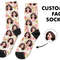 Floral Custom Face Socks, Personalized Photo, Floral Picture Socks, Flower Socks, Customized Funny Photo Gift For Her, Him or Best Friend - 1.jpg