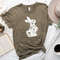 Floral Bunny Shirt - Floral Rabbit Shirt - Easter T-shirt - Spring T-shirt - Bunny Shirt - Nature Lover - Animal Lover - Gift for Her - 5.jpg
