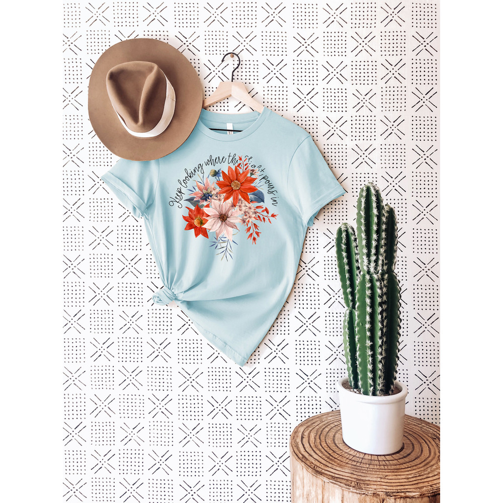 Floral Tshirt, Wild Flowers Shirt, Wildflower Tshirt, Botanical Shirt, Flower Shirt, Nature Lover Shirt, Ladies Shirts, Gift for Womens - 4.jpg