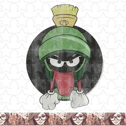 kids looney tunes marvin the martian angry portrait png, sublimation, digital download