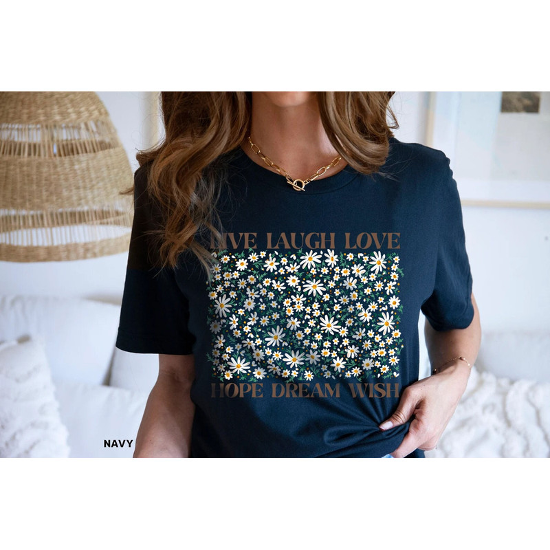 Flower Shirt, Gift For Her, Flower Shirt Aesthetic, Floral Graphic Tee, Floral Shirt, Flower T-shirt, Wild Flower Shirt, Wildflower T-shirt - 1.jpg