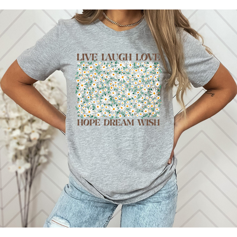 Flower Shirt, Gift For Her, Flower Shirt Aesthetic, Floral Graphic Tee, Floral Shirt, Flower T-shirt, Wild Flower Shirt, Wildflower T-shirt - 2.jpg