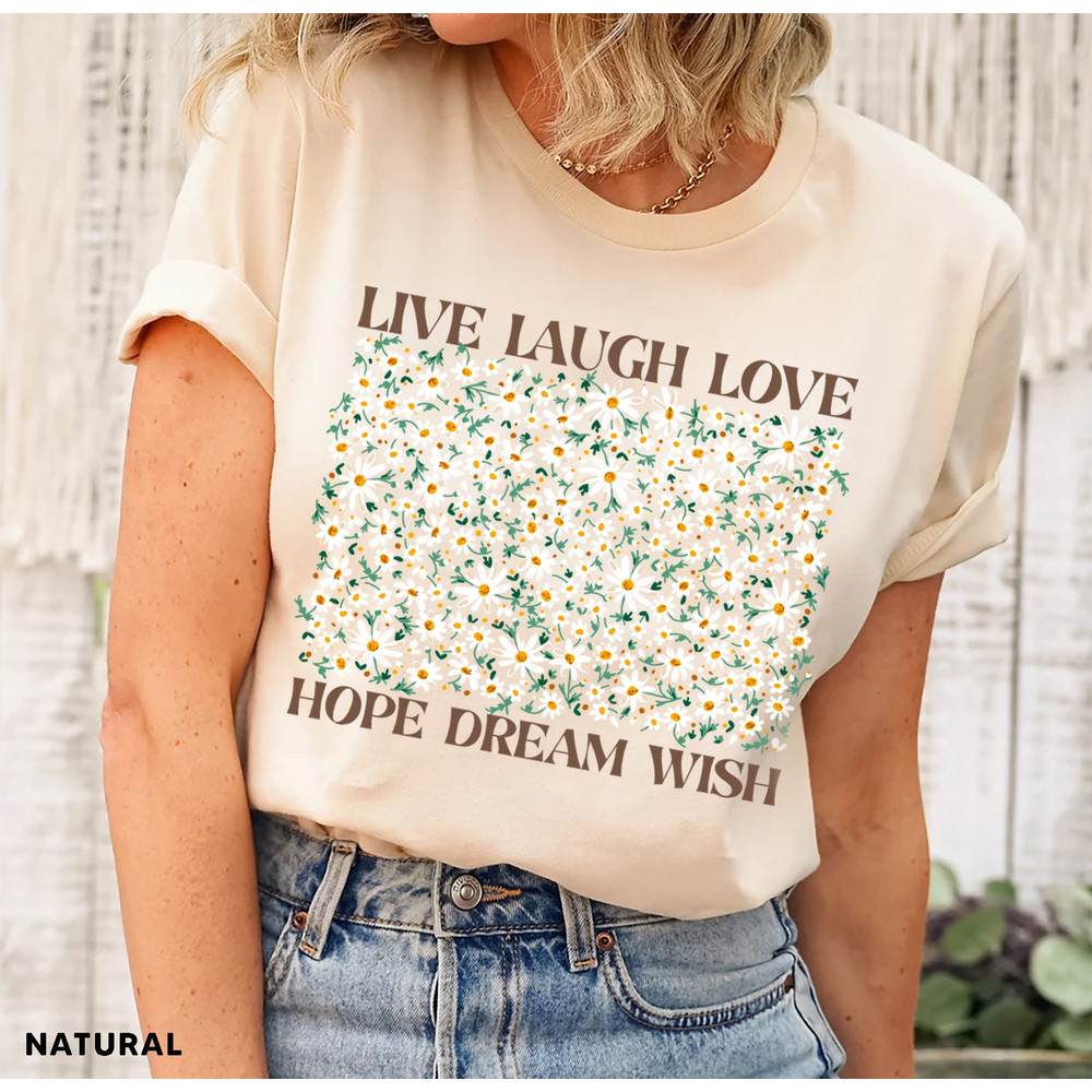 Flower Shirt, Gift For Her, Flower Shirt Aesthetic, Floral Graphic Tee, Floral Shirt, Flower T-shirt, Wild Flower Shirt, Wildflower T-shirt - 6.jpg