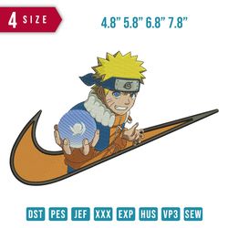 swoosh naruto ball / anime embroidery design/ anime design/ embroidery pattern/ design pes dst vp3  format