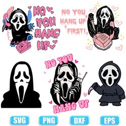 no you hang up scream svg,ghostface scream svg,ghostface svg,scream ghost face svg,scream no you hang up svg