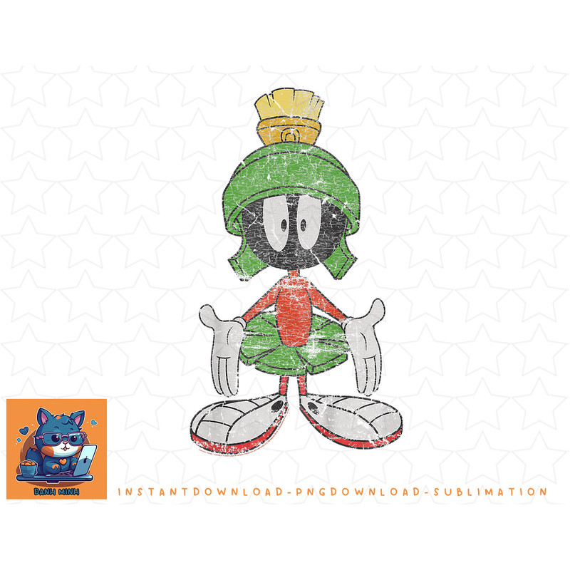 Kids Looney Tunes Marvin The Martian Vintage Portrait png, sublimation, digital download.jpg