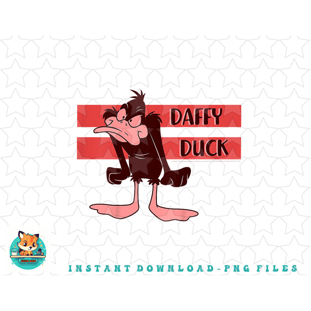 Kids Looney Tunes Daffy Duck Angry Portrait png, sublimation, digital download.jpg