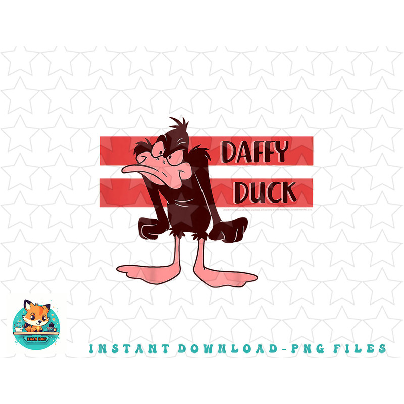Kids Looney Tunes Daffy Duck Angry Portrait png, sublimation, digital download.jpg
