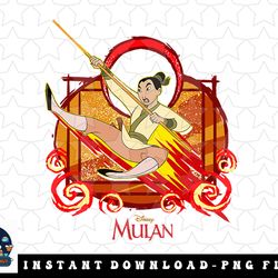 disney mulan action portrait logo png, sublimation, digital download