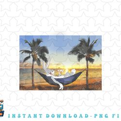 kids looney tunes bug bunny sunset hammock png, sublimation, digital download