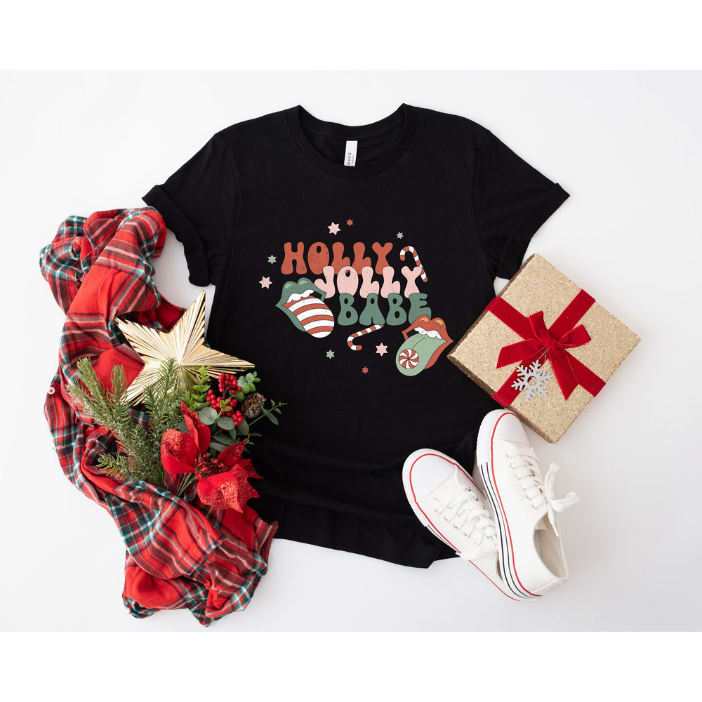 Holly Jolly Babe Christmas Shirt, Christmas Shirt, It is the Most Wonderful Time Of The Year, Matching Family Shirt, Family Matching Tee - 7.jpg