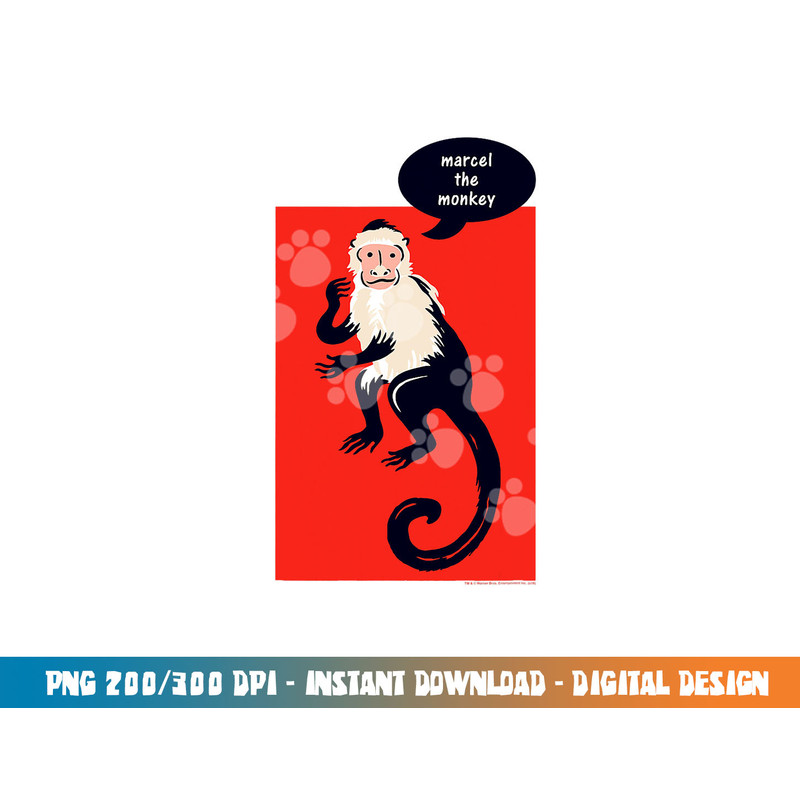 Friends Marcel the Monkey png, sublimation .jpg