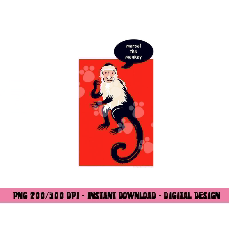 Friends Marcel the Monkey png, sublimation .jpg