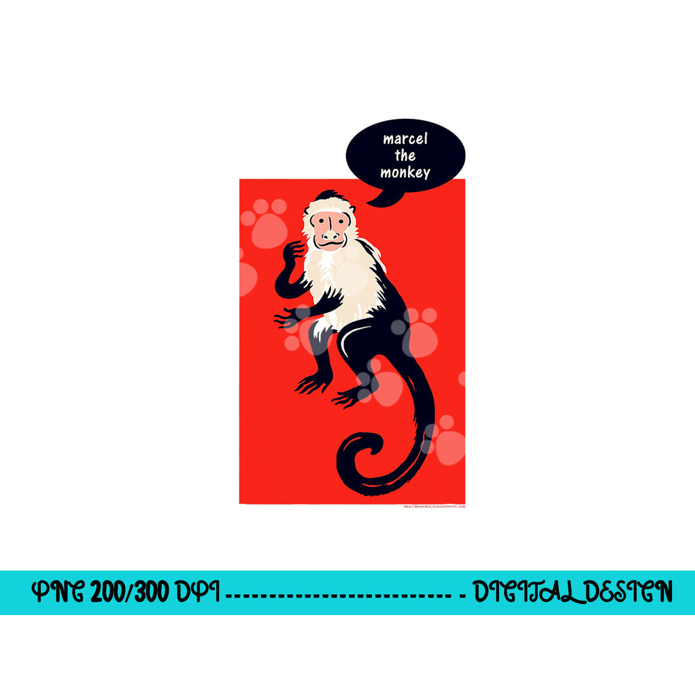 Friends Marcel the Monkey png, sublimation .jpg