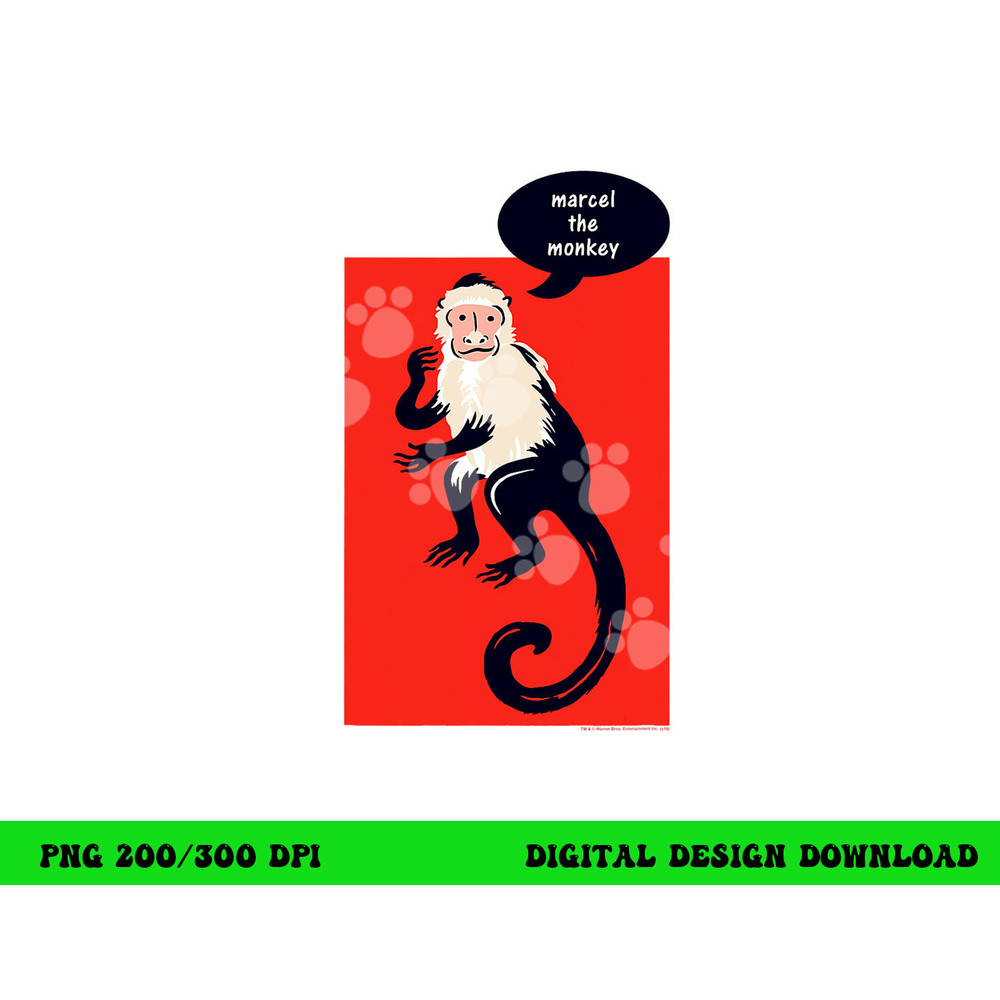 Friends Marcel the Monkey  png, sublimation .jpg