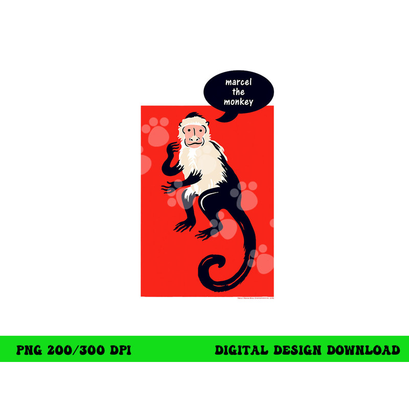 Friends Marcel the Monkey  png, sublimation .jpg