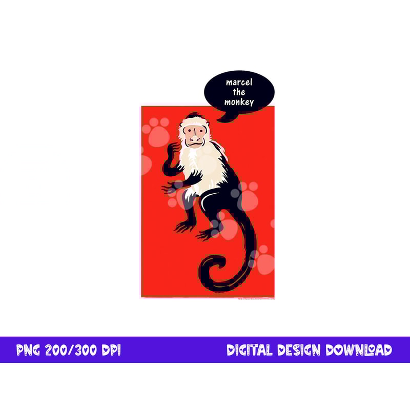 Friends Marcel the Monkey png, sublimation .jpg