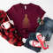 Ladies Merry Christmas Shirt, Women Christmas Shirt, Cute Christmas Shirt, Women Holiday Shirt, Leopard Print Christmas Tree Shirt - 7.jpg