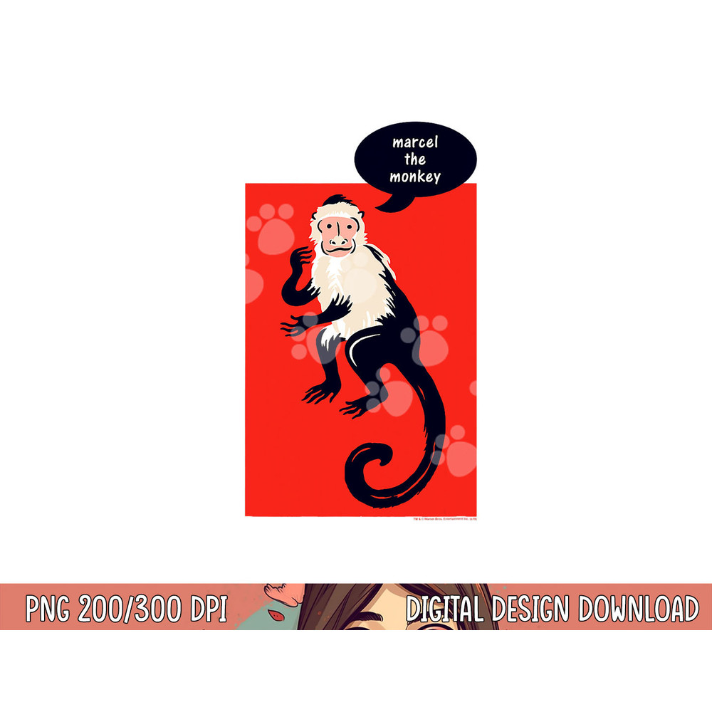Friends Marcel the Monkey  png, sublimation .jpg