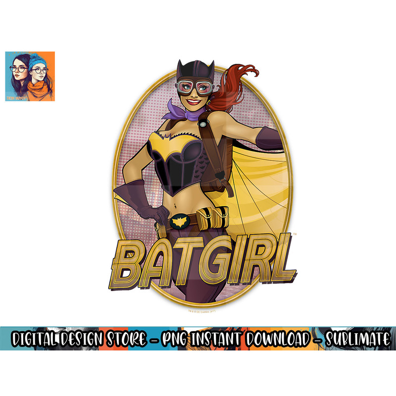 Batgirl Bombshell png, sublimate, digital download.jpg