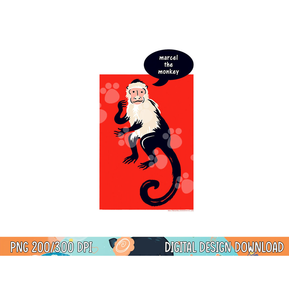 Friends Marcel the Monkey  png, sublimation .jpg