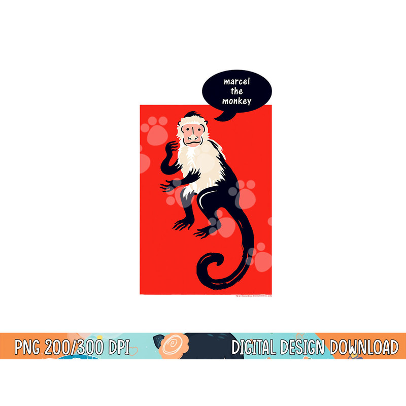 Friends Marcel the Monkey  png, sublimation .jpg