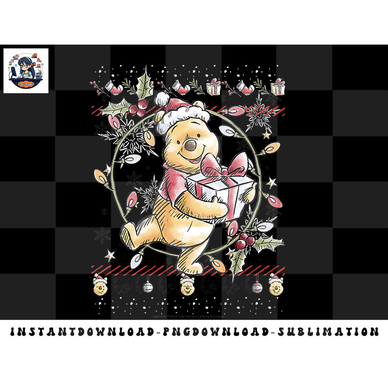 Disney Christmas Winnie The Pooh Ugly Sweater png, sublimation, digital download.jpg