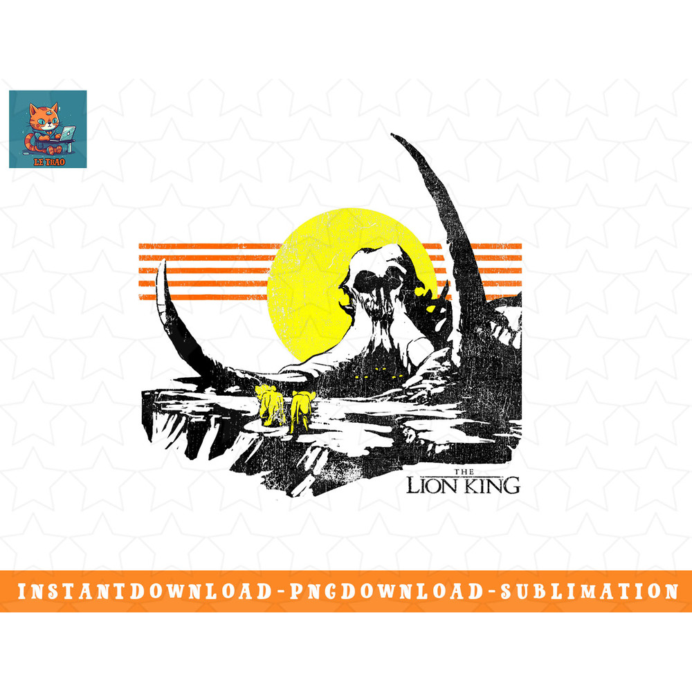 Disney Lion King Elephant Graveyard Graphic T-Shirt png, sublimation, digital download.jpg