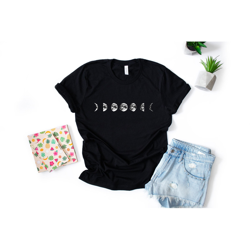 Moon Phases Shirt - Moon Shirt - Moon Phases - Unisex - 1.jpg