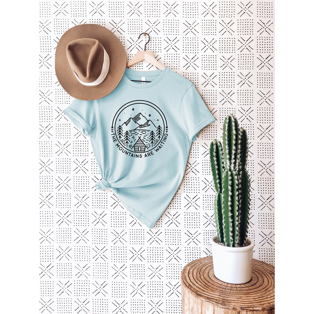 Mountains Tee T-Shirt - Camp Shirt - Hiking Shirt - Mountain Shirt Mountains Shirt - Camping Shirt - Nature Shirt - Mountains Calling - 3.jpg