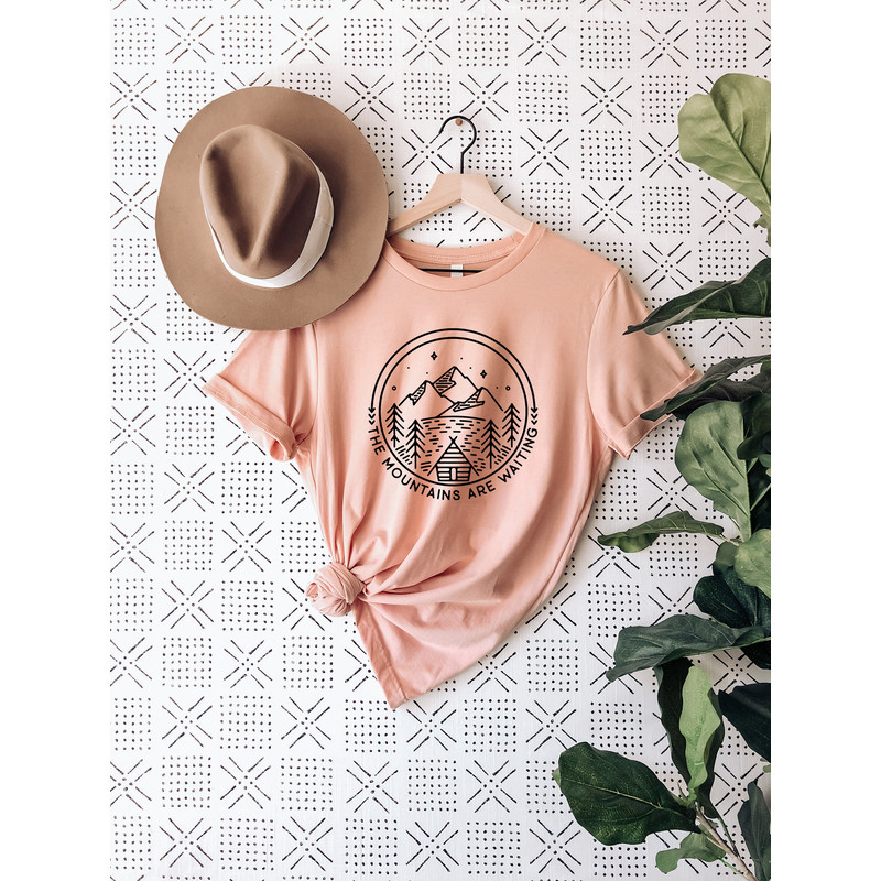 Mountains Tee T-Shirt - Camp Shirt - Hiking Shirt - Mountain Shirt Mountains Shirt - Camping Shirt - Nature Shirt - Mountains Calling - 4.jpg