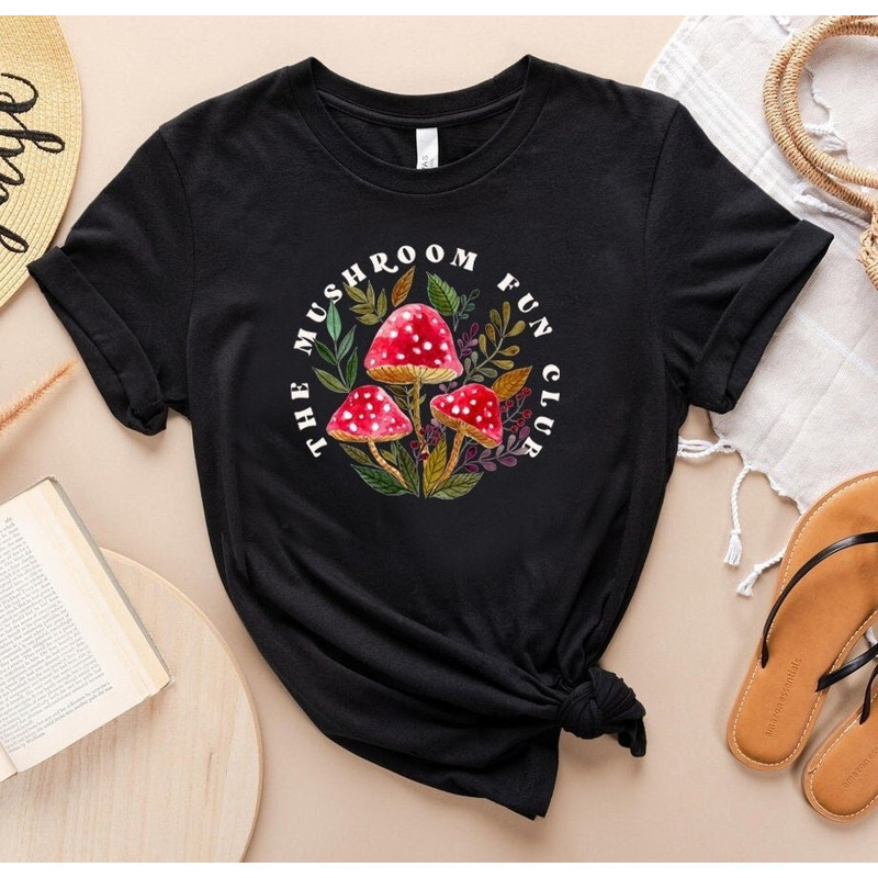 Mushroom Shirt Magic Mushroom Mushroom Top Mushroom Tshirt Botanical Shirt Trippy Shirt Mushroom T Shirt Back Print Shirt Aesthetic Clothes - 2.jpg