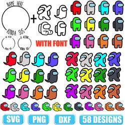 among us,among us svg,among us cricut