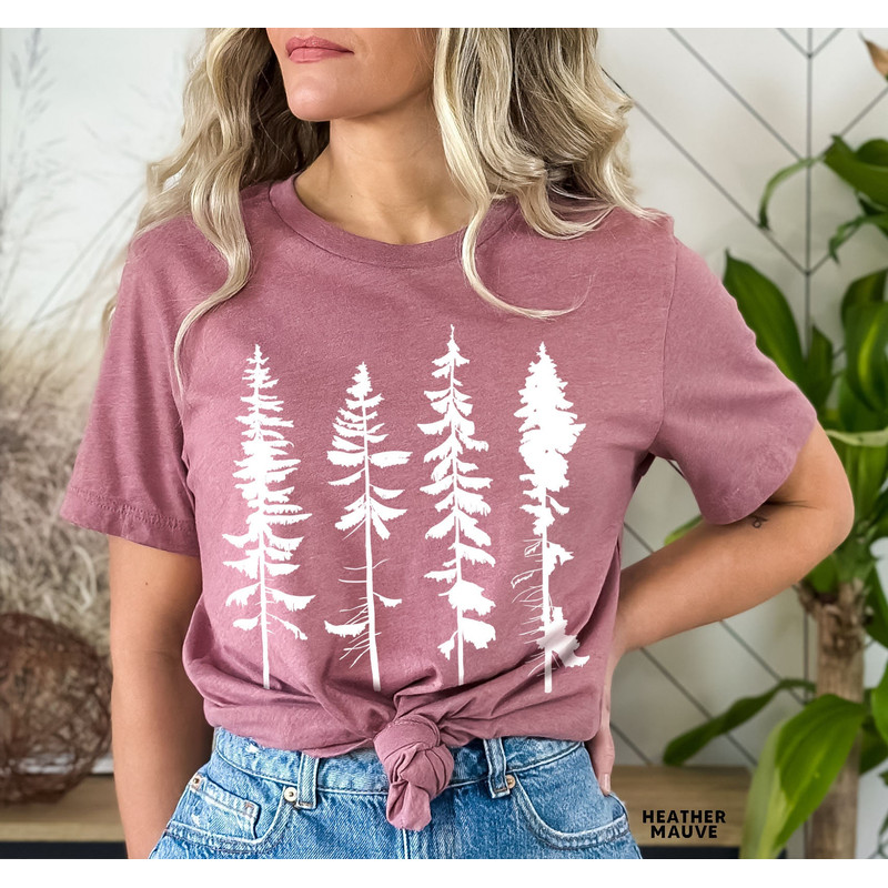 Pine Tree Shirt, Pine Tree T Shirt, Camping Shirt, Hiking Shirt, Adventure Shirts, Nature Lover Gift, Outdoors Shirt - 5.jpg