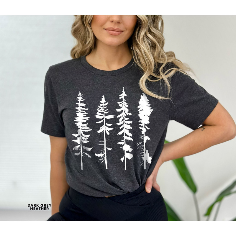 Pine Tree Shirt, Pine Tree T Shirt, Camping Shirt, Hiking Shirt, Adventure Shirts, Nature Lover Gift, Outdoors Shirt - 6.jpg