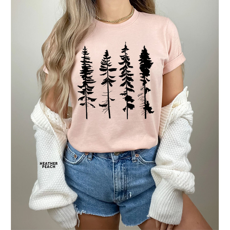Pine Tree Shirt, Pine Tree T Shirt, Camping Shirt, Hiking Shirt, Adventure Shirts, Nature Lover Gift, Outdoors Shirt - 7.jpg