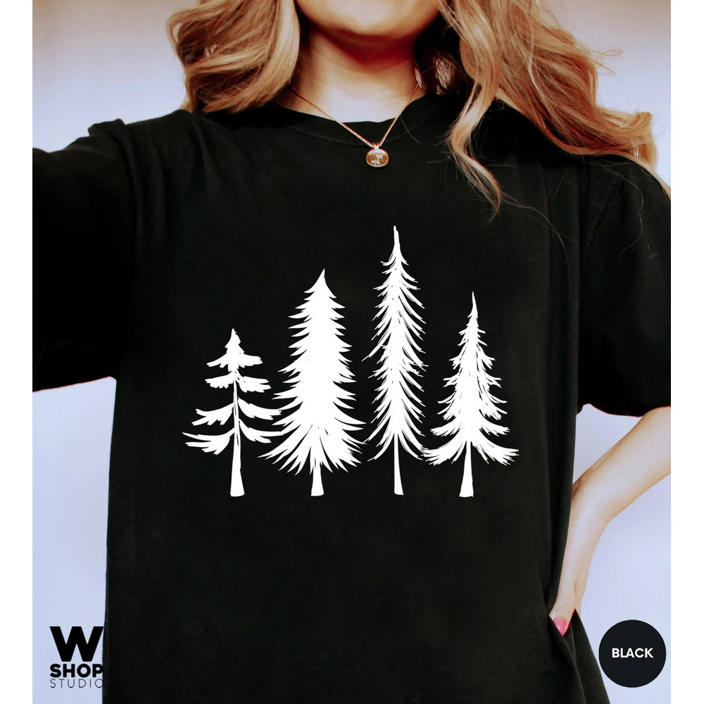 Pine Tree Shirt, Pine Tree T Shirt, Camping Shirt, Hiking Shirt, Oversized Adventure, Nature Lover Gift, Outdoors, Comfort Colors - 8.jpg