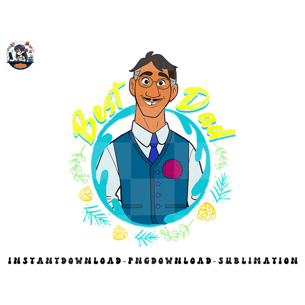 Disney Encanto Agustin Madrigal Best Dad Portrait png, sublimation, digital download.jpg