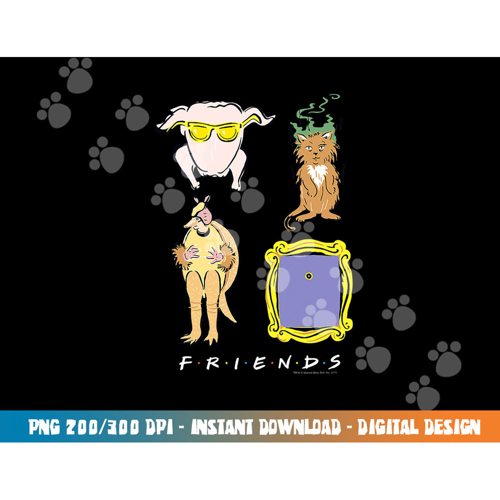 Friends Symbols T Shirt png, sublimation .jpg