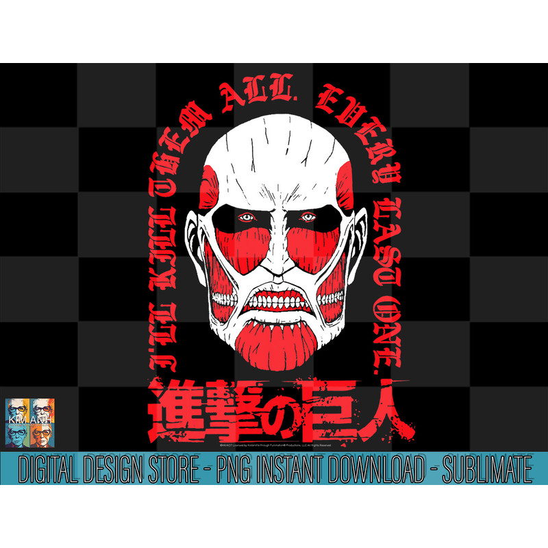 Attack on Titan Every Last One of Them Old English T-shirt png, sublimate.jpg