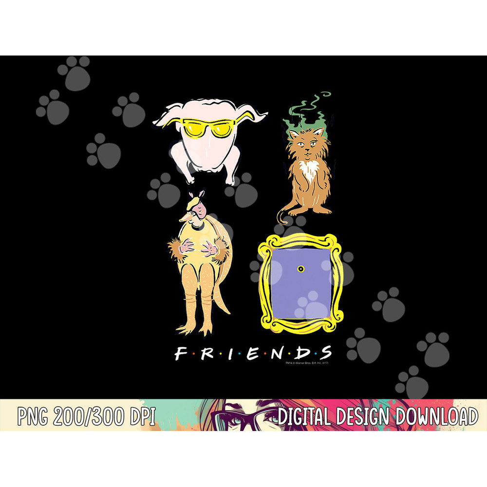 Friends Symbols T Shirt png, sublimation .jpg