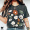 Retro Flowers Tshirt, Boho Wildflowers, Floral Nature Shirt, Oversized Tee, Vintage, Womens Graphic Tshirts, Graphic Tees - 2.jpg