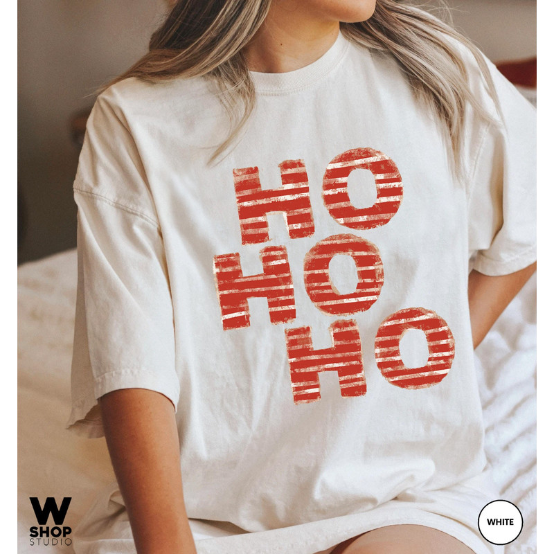 Retro Ho Ho Ho Christmas Shirt, Vintage Christmas Shirt, Vintage HoHoHo Christmas Shirt, Christmas Gift Shirt, Merry Christmas Shirt - 5.jpg