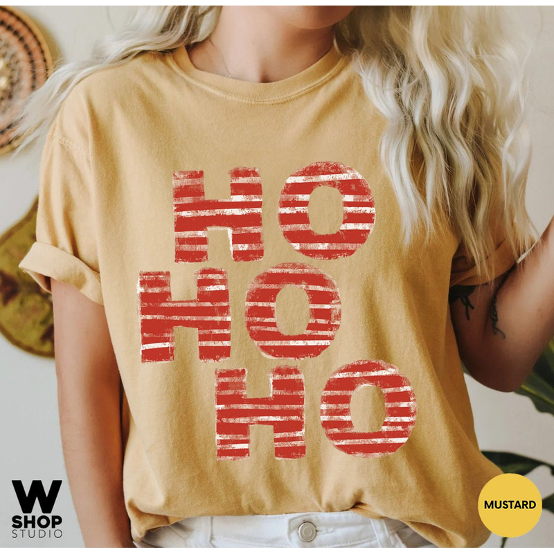 Retro Ho Ho Ho Christmas Shirt, Vintage Christmas Shirt, Vintage HoHoHo Christmas Shirt, Christmas Gift Shirt, Merry Christmas Shirt - 6.jpg