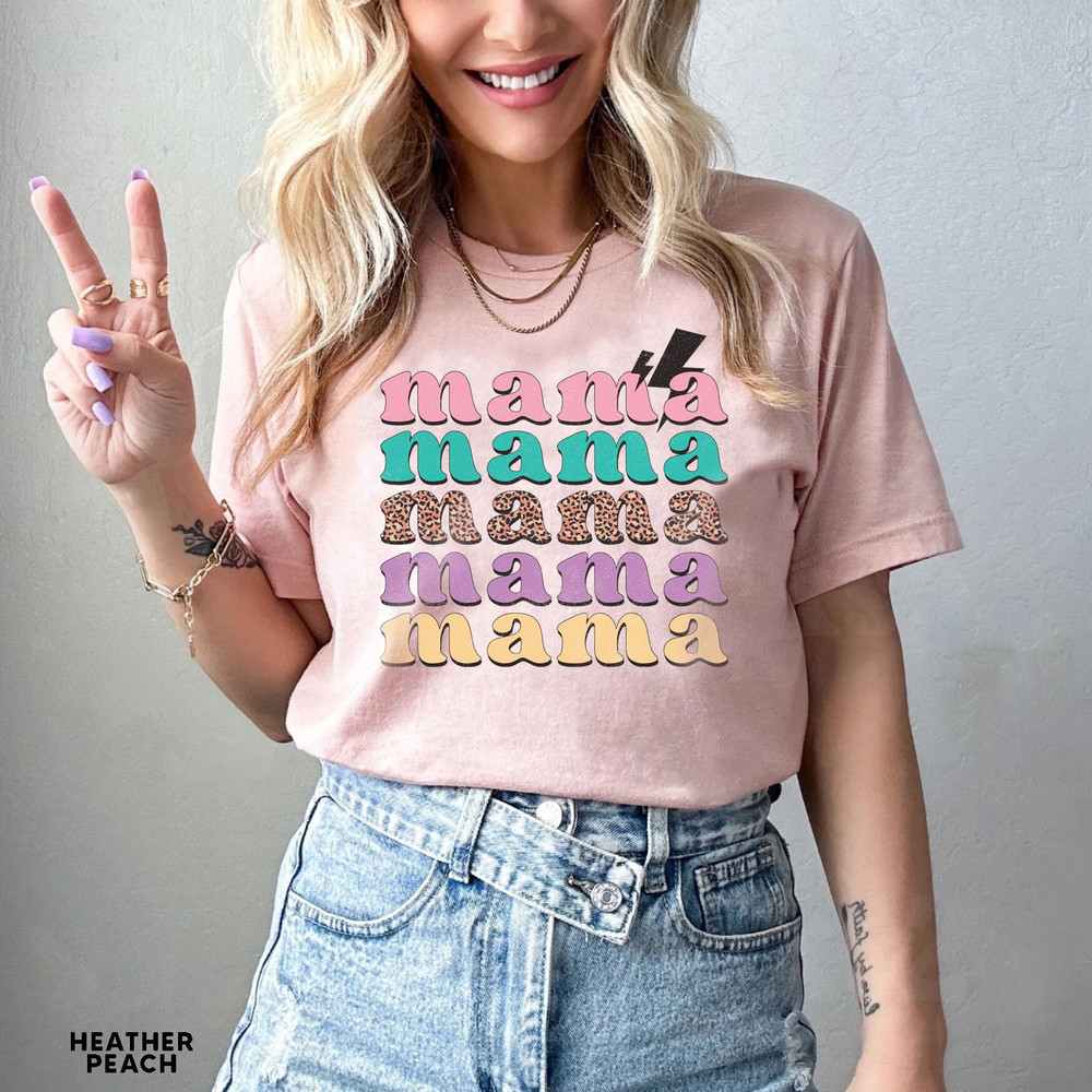 Retro Vintage Mama Shirt, Leopard Mama Shirt, Mom Life Shirt,Girl Mama Shirt, Motherhood Shirt, Cute Mom Shirt,Mothers Day Gift,Mama T-shirt - 2.jpg