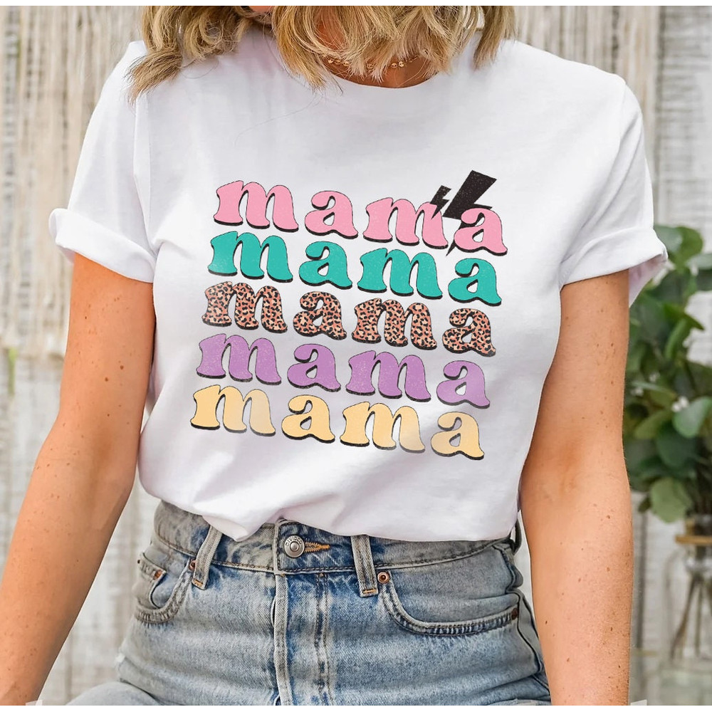 Retro Vintage Mama Shirt, Leopard Mama Shirt, Mom Life Shirt,Girl Mama Shirt, Motherhood Shirt, Cute Mom Shirt,Mothers Day Gift,Mama T-shirt - 6.jpg